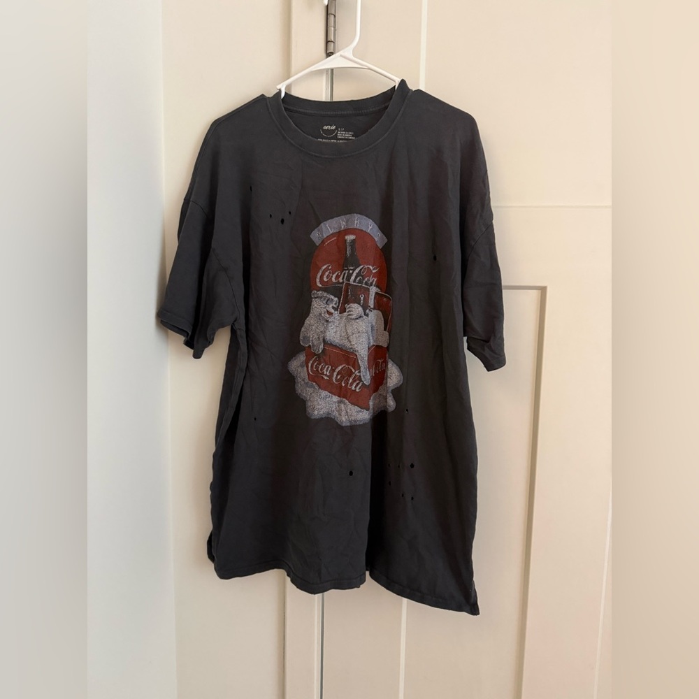 Aerie Black Coca-Cola Graphic Tee